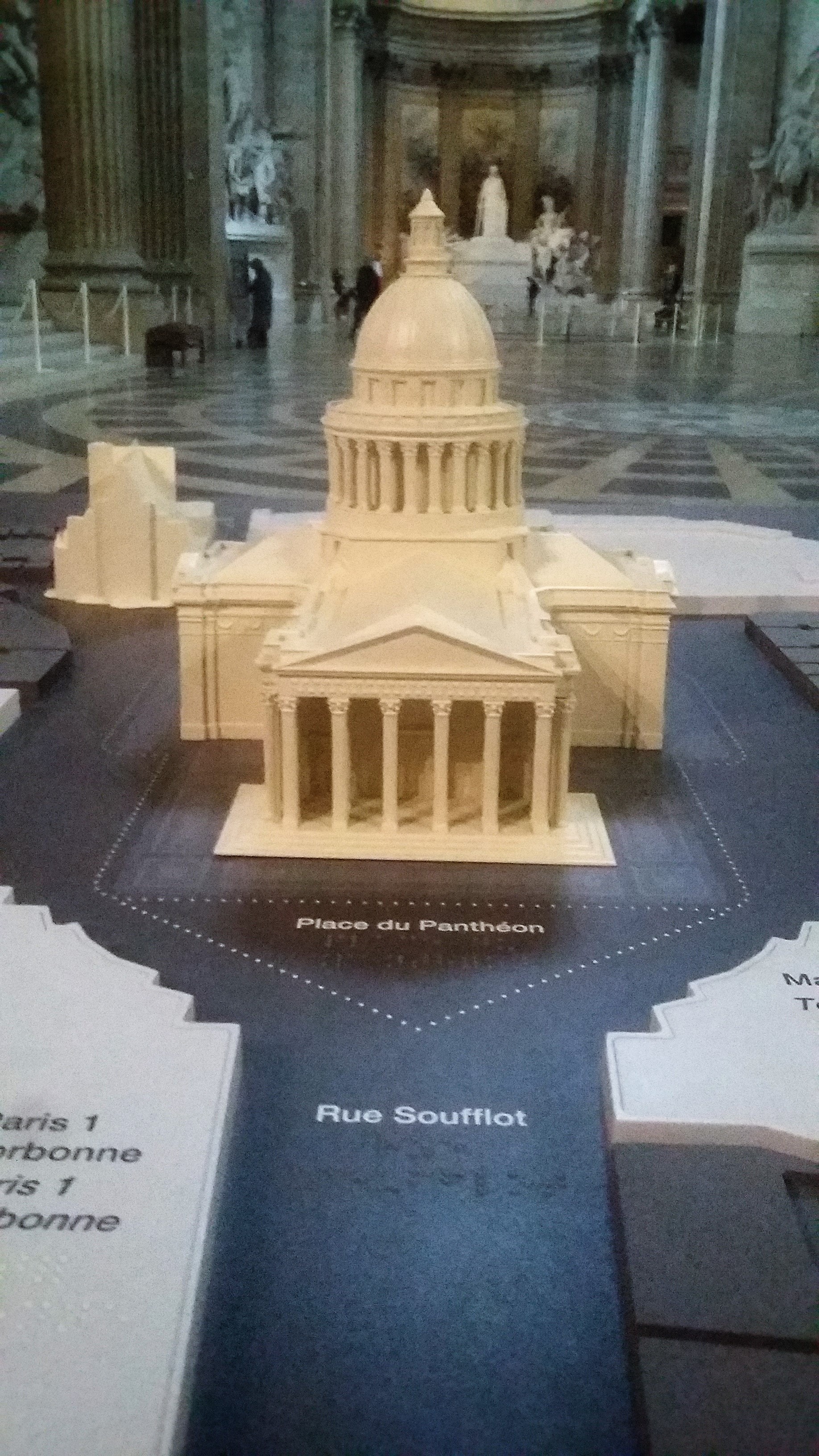 Maquette miniature du Panthéon