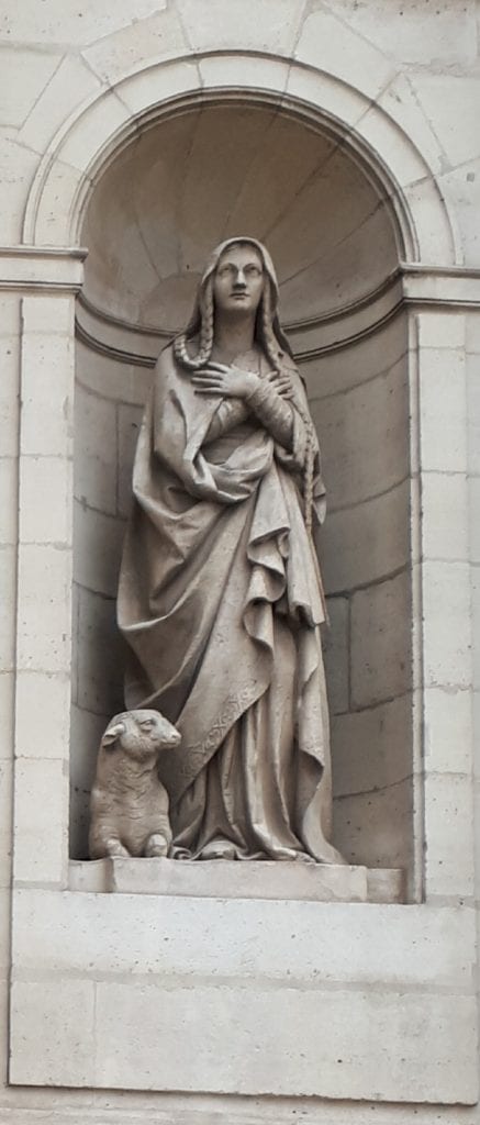 Sculpture Sainte Geneviève