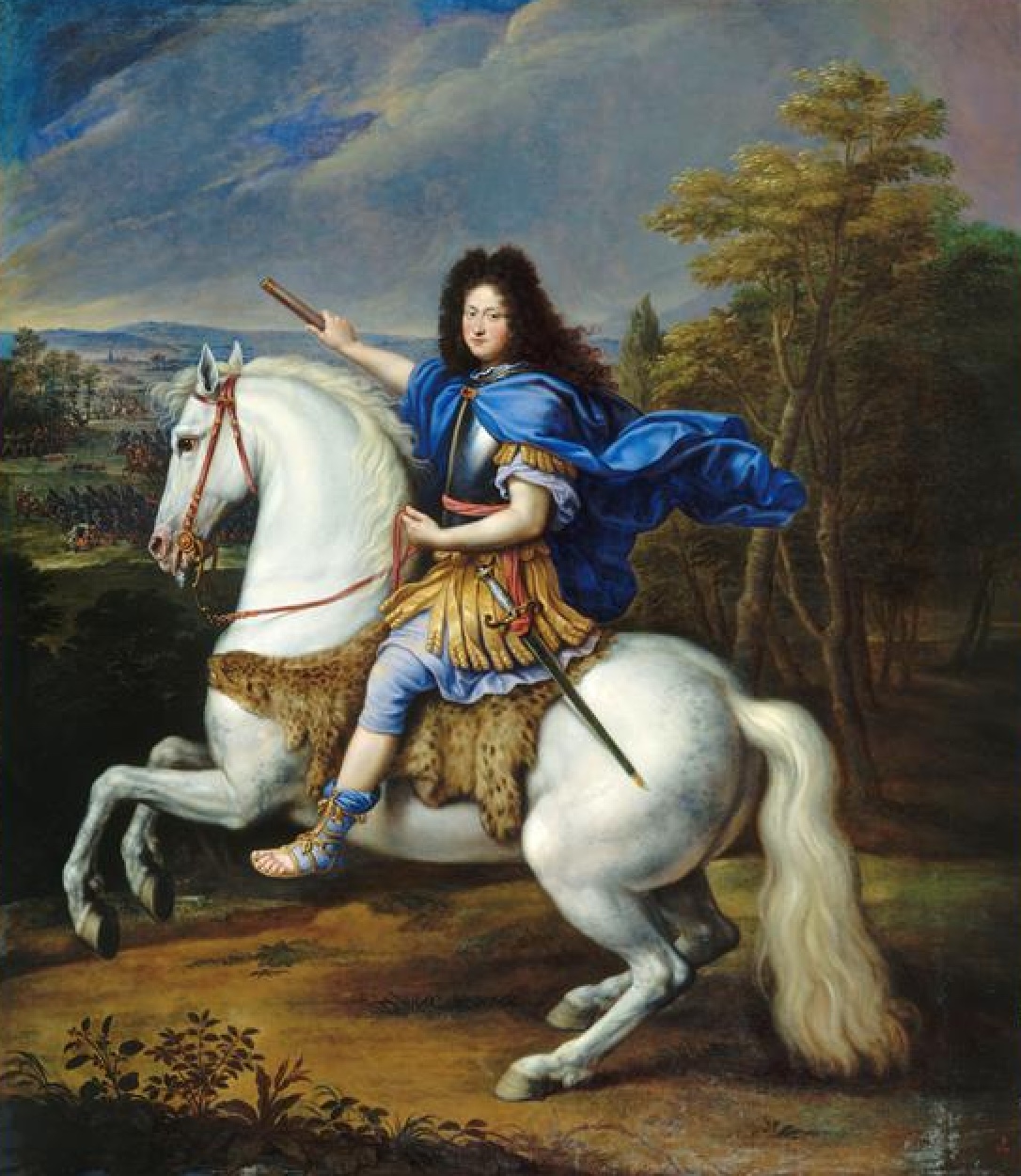 Portrait Philippe de France vêtu à la romaine
