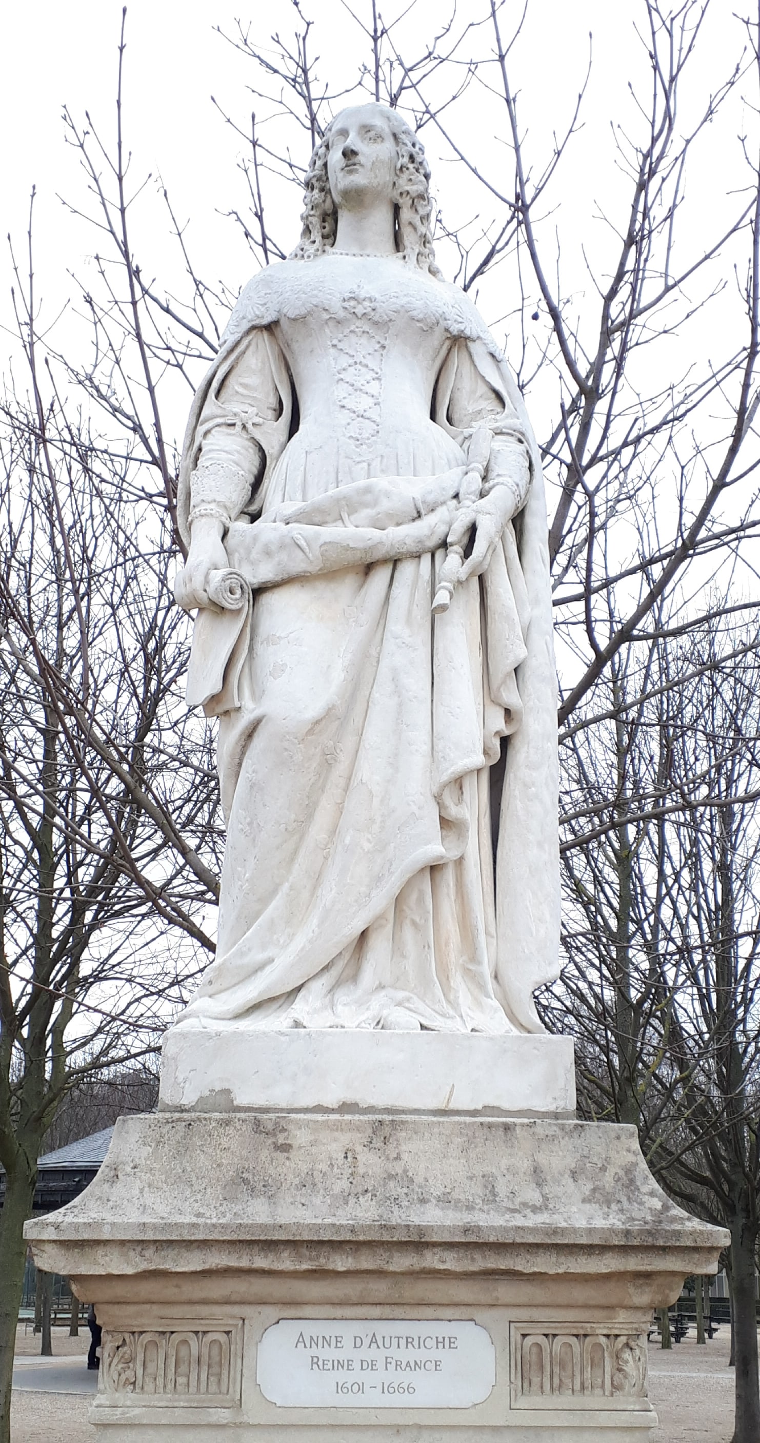 Statue Anned'Autriche_Jardin du Luxembourg